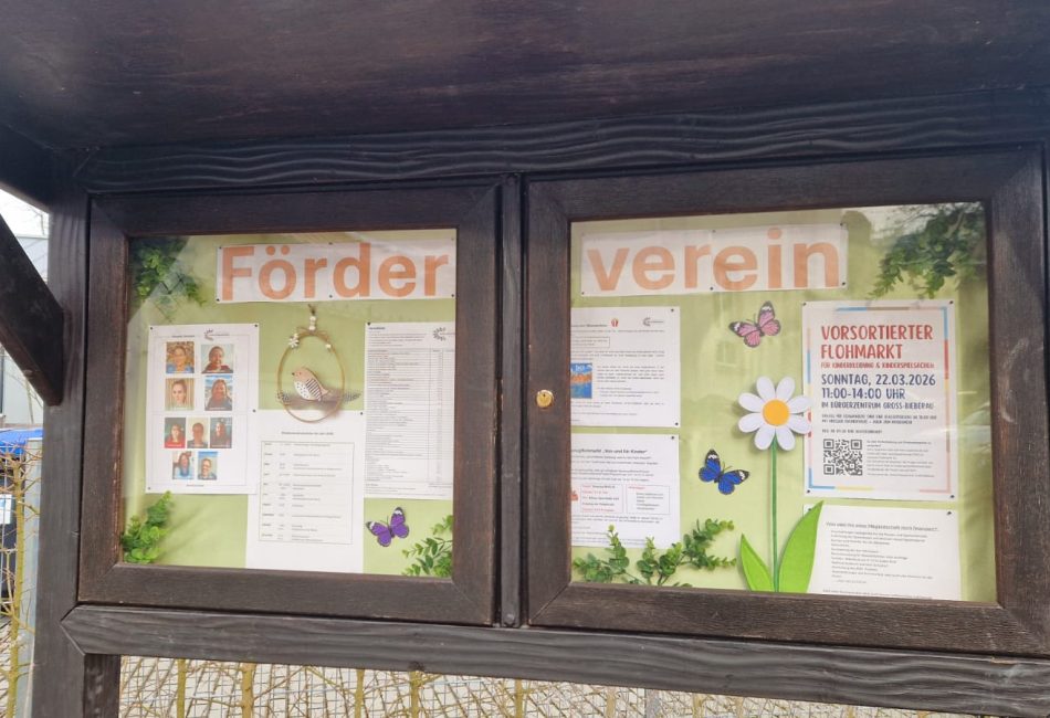 Schaukasten Frühling